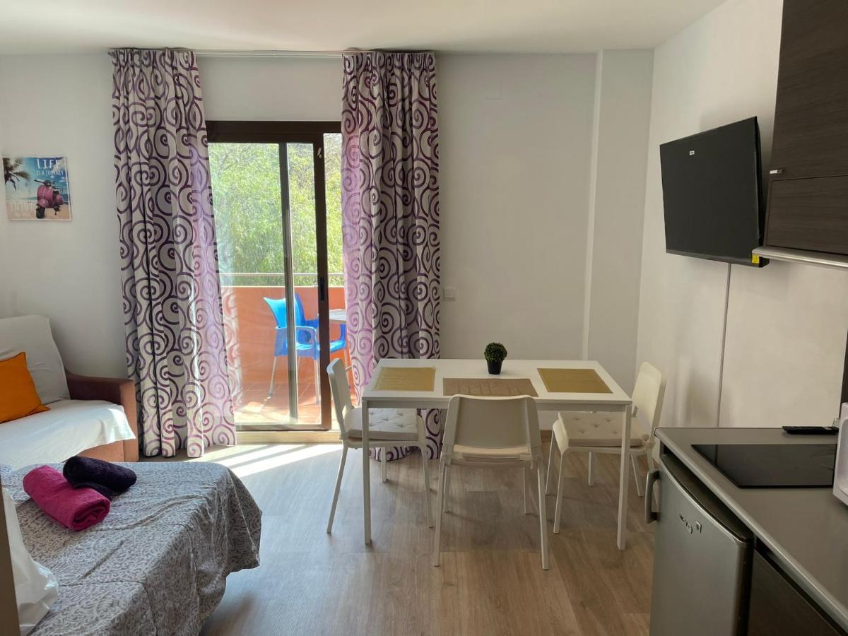 apartamento playa privada Torre Del Mar Bagian luar foto